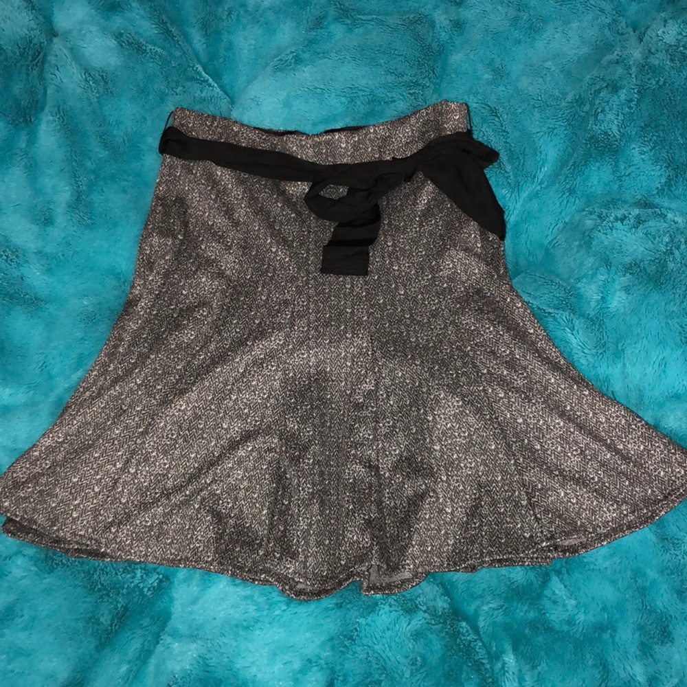 Dark Grey Skirt w/ Ribbon